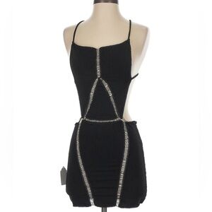 INDAH Black Cut Out Dress Size S - Worn Once